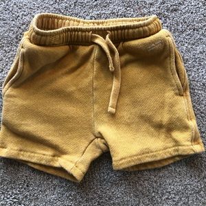 Mustard Zara boy shorts.